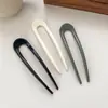 Pasador de Pelo Simple en Forma de U Pinza para el Pelo Accesorio para el Cabello Adorno para Moño Nuevo Estilo 2025 Peine para Mujeres Pasador para Fijar el Moño