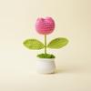 Girassol Acabado Planta em vaso Tecido à mão Buquê de flores Terminado Flor Eterna Dia dos Professores Dia das Crianças Presente Mercado Noturno Stall
