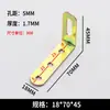 Suporte Angular Espessado em L Fixador de Ângulo Reto 90 Graus Suporte de Prateleira de Ferro Triangular em L Peça Conectora de Reforço para Ferragens