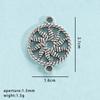 Colección de colgantes y collares y pulseras de plata antigua, accesorios de joyería de estilo retro, hechos a mano, Yiwu