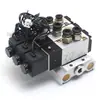 Válvula Solenoide para Máquina de Padrão de Computador 4V110-06 Carro de Computador 2516/3020 Conjunto de Válvula Solenoide Pneumática CC 24V