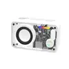 Mini Alto-falante Bluetooth Transparente Estilo Mecha Transfronteiriço, Subwoofer Portátil para Uso Externo e Doméstico, Mini Alto-falante Bluetooth Sem Fio