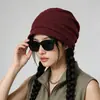 Gorro de Inverno, Chapéu Quente para Homens e Mulheres, Gorro de Tricô Soltinho com Forro de Fleece, Chapéu para Ciclismo de Outono e Inverno, Circunferência Craniana Grande, Faz o Rosto Parecer Menor