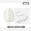 Adorno de decoración de escritorio de huevo de dragón impreso en 3D cuidadosamente seleccionado, artesanía de dragón de cristal, gema de dragón mágica, regalo de juguete para niños