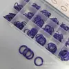 Suministro Transfronterizo de Caja de Reparación de Juntas Tóricas de Nitrilo Morado de 270 Piezas para Aires Acondicionados Automotrices, Impermeable y Resistente al Desgaste