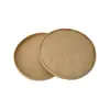Tapa de cuenco desechable de papel Kraft al por mayor Caja de almuerzo de papel Kraft Tapa de caja de embalaje de papel Kraft Cuenco redondo de papel de doble capa engrosado