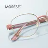 Nuevas Gafas Originales Anti-Luz Azul para Mujer 3179 Montura Redonda de Metal Lentes Planos Gafas Protectoras para Celebridades de Internet Transfronterizo en Stock