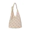 Moda Verão Bolsa de Axila Grande Capacidade para Mulheres 2026 Nova Bolsa de Ombro de Chiffon com Bolinhas Bolsa de Compras Fashion