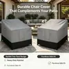 Funda Impermeable para Silla de Exterior Transfronteriza de Amazon, Funda a Prueba de Viento para Muebles de Exterior con Agujeros de Ventilación