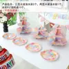 Decoración de Cumpleaños Adornos para Mesa de Postres Exhibidor de Boda Estante de Exhibición Desechable de Tres Niveles Soporte para Pasteles Rejilla para Pasteles