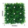 Planta de simulação de Milão parede de plantas parede de fundo de plantas verdes 25*25cm grama plástica porta decoração de interiores simulação Milão