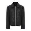 Moda Nicho Primavera y Otoño Americano Vintage Bordado Solapa Hombrera Chaqueta para Hombre Sentido de Alta Gama Chaqueta Holgada Trendy