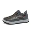 Sapatos casuais de algodão slip-on masculinos para meia-idade e idosos, forro de pelúcia espesso, leves, absorventes de choque, proteção contra o frio do inverno, sapatos de algodão casuais, fonte de mercadorias