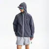 Chaqueta con capucha Rumeng para exteriores con protección solar UPF50+ Cárdigan deportivo ligero Chaqueta de entrenamiento para senderismo Ropa con protección solar para hombre