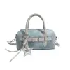 Bolso bandolera de bloqueo de color estilo coreano, nuevo bolso de hombro de moda de verano 2026 para mujer, bolso de mano único y moderno