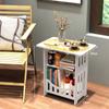 Estante de Almacenamiento Multifuncional para Sala de Estar en Casa, Mesa de Centro para Sofá, Dormitorio, Gran Capacidad, Multicapa, Mesa Cuadrada, Estante de Almacenamiento