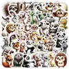 Pegatinas de grafiti de animales de dibujos animados, 40/80/200, para equipaje, coche, portátil, patineta, taza de agua, decoración impermeable