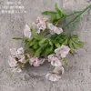 Ramo de Flores de Mano, Orquídeas de Baile para Bodas, Flores Artificiales, Decoración del Hogar, Pared de Flores, Pared de Plantas, Flores Falsas, Manualidades Transfronterizas