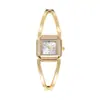 Reloj Personalizado para Mujer Estilo Nuevo, Diseño Hueco Simple, Moderno y a la Moda, Lujo Ligero, Estilo Ins de Gama Alta, Reloj Cuadrado Pequeño al por Mayor