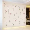Estilo Sencillo Pequeñas Calcomanías Florales Sala de Estar Dormitorio Pared de Fondo Decoración del Hogar Pintura Flores Bohemias Calcomanías de Pared de PVC