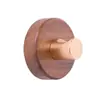 Gancho fuerte sin costuras de nogal negro transfronterizo sin perforaciones para parte trasera de puerta, porche, baño, pared de cocina, gancho para abrigos y sombreros