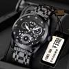 [El impulso de bajo precio no da dinero] Reloj de hombre de cuarzo con tourbillon hueco, reloj de hombre impermeable luminoso, explosiones al por mayor