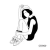 Pegatinas de Tatuaje Minimalistas Personalizadas en Blanco y Negro, Pegatinas de Tatuaje Temporales, Pegatinas de Tatuaje Impermeables de Estilo Fresco en Stock para Halloween