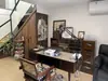 Gabinete Vintage de Madera Maciza para Uñas, Gabinete de Almacenamiento y Exhibición de Uñas Estilo Antiguo, Gabinete de Almacenamiento de Piso para Esmaltes de Uñas de Salón de Uñas