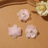 Macaron de color caramelo, malla con cuentas, lirio del valle, aplique de flor tridimensional, accesorios de decoración para ropa DIY, Hanfu y tocados