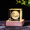 Adornos de alce lunar con forma de luna y nubes lluviosas, con cristales luminosos y tallados en el interior, regalo de cumpleaños para niñas, descompresión.