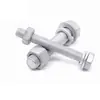 Tornillos Hexagonales Galvanizados por Inmersión en Caliente, Tornillos para Energía Fotovoltaica, Tornillos de Zinc Galvanizados por Inmersión en Caliente, Totalmente Roscados y Parcialmente Roscados, Tornillos Fotovoltaicos
