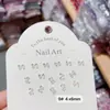Acessórios para Unhas Aurora Mini Laço Laço Flutuante Decoração de Unha Conjunto de Diamantes Caixa Brincos Atacado Capa de Celular