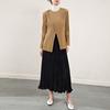 Miyake Otoño e Invierno 2024 Nuevo Cárdigan Chaqueta Versátil Plisada Engrosada Moda Reductora de Edad Chaqueta de Traje Versátil para Mujer