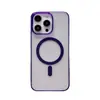 Capa de celular aplicável iPhone15ProMax magnética fosca Apple 14promax transparente acrílica capa protetora