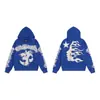Sudadera con capucha holgada para hombre Hellstar Transfronteriza Alta Calidad Retro Americano High Street Traje NFC