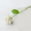 Ramo del Día de San Valentín Chino, regalo de cumpleaños, flor artificial individual degradada, rosa tejida a crochet hecha a mano, tejido creativo con hilo