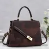 Bolso de mano simple y elegante para mujer, nuevo bolso de moda 2026 para hombro y cruzado, bolsa de regalo para mujer