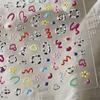 Nueva serie Craft jelly línea de patrón de leche pegatinas para uñas de dibujos animados en relieve adhesivas para uñas pegatinas para uñas de copa irregulares