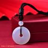 Colgante de Ágata Blanco Verde Negro Rojo Hebilla de Seguridad Llavero para el Año de Nacimiento
