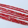 Pedra do Imperador de segunda geração tubo pequeno redondo acessórios de miçangas soltas turquesa sintética semiacabada diy brincos vintage material de colar