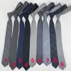 Gravata de Algodão Cinza Tricotada à Mão, Lã Cor Sólida, Padrão Estilo Coreano, Longa Estilo College, Não Precisa Amarrar, Curta, Escura, Cinza Claro, Azul, Cinza, Preto