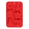 Moldes de Silicona Navideños en Stock, Moldes de Pudín Mousse de Grado Alimenticio, Moldes para Pastel de Árbol de Navidad, Herramientas de Repostería al por Mayor