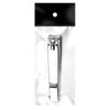 Cortauñas individual anti-salpicaduras grandes de acero al carbono cortauñas de manicura 211 con lima electroforesis cromo negro plateado