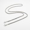 Cadena Desmontable de Doble Capa Cruzada Cadena para Teléfono Móvil Corazón Perla Lanyard para Teléfono Móvil Cadena para Bolso Correa para Bolso Cadena Colgante para Teléfono Móvil