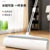 Rolo de papel adesivo removível, escova rolo removedora de pelos com cabo longo extensível, rolo de escova de poeira grande de 24cm de largura para limpeza