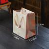 Bolsa de regalo de mano olla de arena púrpura caja de brocado bolsa de embalaje juego de té regalo de té bolsa de papel de mano de alta calidad