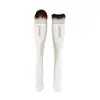 Brocha para Base de Maquillaje JONBOS de Doble Cabeza y Doble Propósito, Brocha para Mascarilla, Brocha en Forma de Media Luna, Brocha para Base de Maquillaje en Forma de Lengua, Brocha Especial para Maquillaje de Artista de Maquillaje