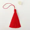 Marcador de Borla Corta Gruesa de 8 cm Bolsita para Ropa Memoria USB Borla Pequeña Joyería Hecha a Mano Accesorios DIY Colgante Tejido