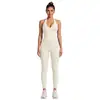 Conjunto de Chaleco de Yoga Cruzado con Cuello Halter en V y Copas Fijas, Chaleco Deportivo con Hermoso Diseño en la Espalda, Conjunto de Tops Casuales para Fitness