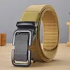 Cinturón nuevo transfronterizo para hombre con hebilla automática sin dientes, cinturón para hombre de nailon, para jóvenes, versátil, cinturón para pantalones casuales, se puede enviar en representación